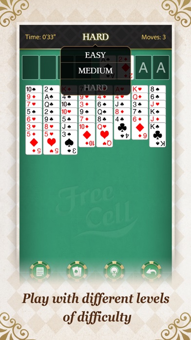 FreeCell Solitaire - Classic Shuffle Poker Game screenshot 2
