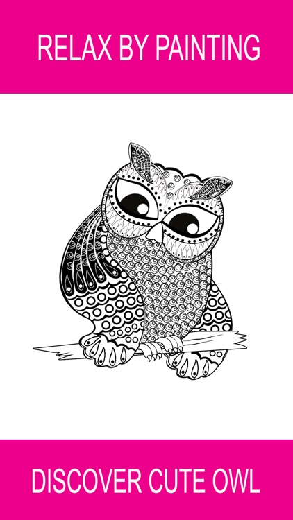 Owl Coloring Book Games: Color Therapy for Adults