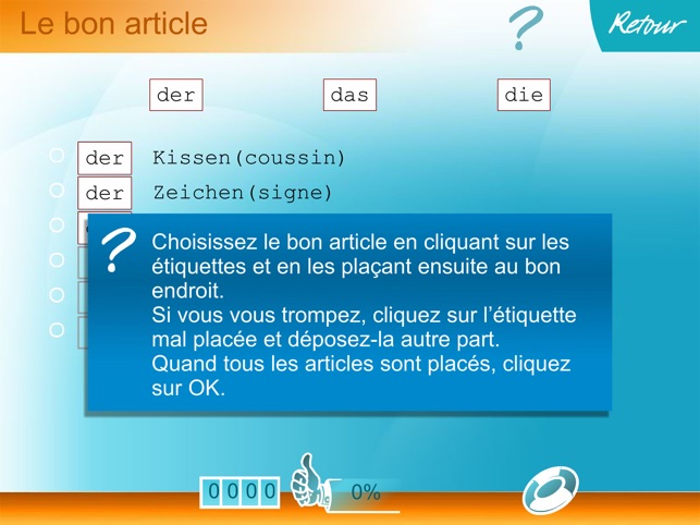 Le vocabulaire allemand débutant