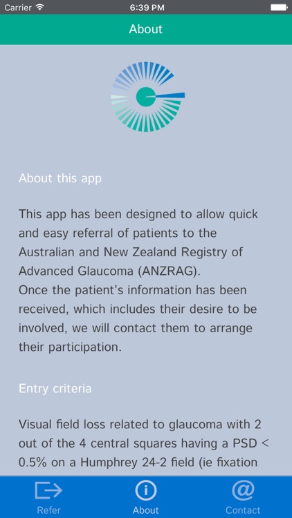 ANZRAG Patient Referral