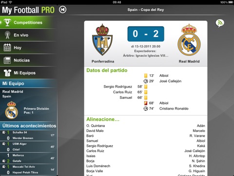 My Football Pro HD screenshot 2