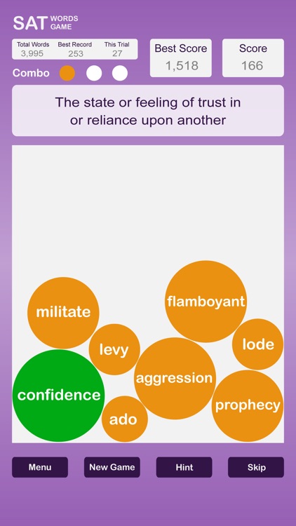 SAT Words Game