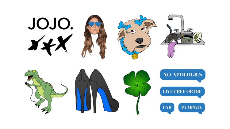 JoJo: Mad Love Emojis Sticker Pack