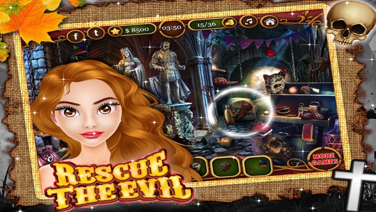 Rescue The Evil - Free Halloween Hidden Objects