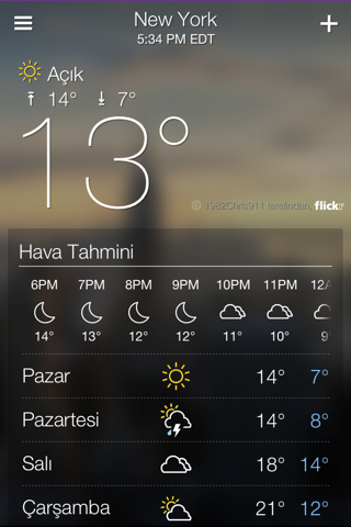 Yahoo Weather screenshot 2