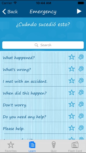 Learn Spanish Quickly - Phrases, Quiz, Flash Card(圖2)-速報App