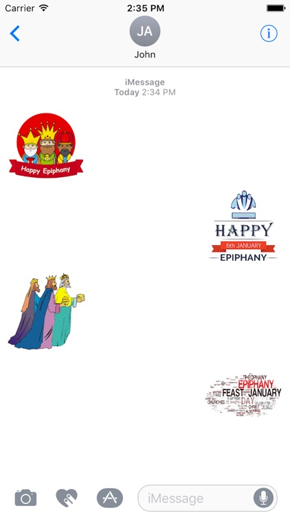 Happy Epiphany Stickers