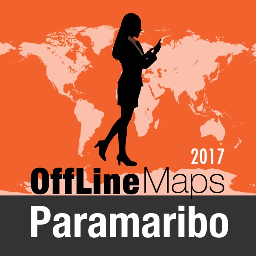 Paramaribo Offline Map and Travel Trip Guide icon