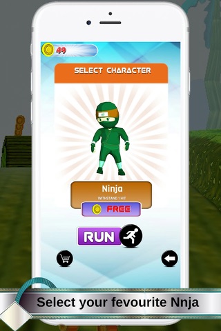 Ninja Run Entertained Running Game screenshot 2