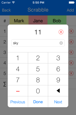 Scoring - Scorer For Sport, Table, Card Games screenshot 4