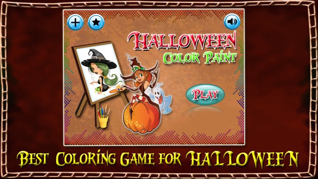 Halloween Color Paint For Kids & Adults