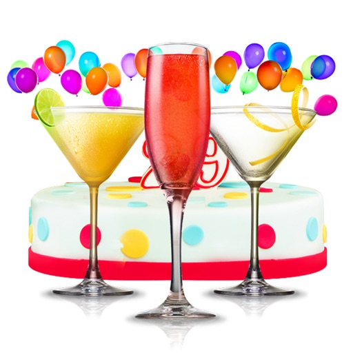 BIRTHDAY Cocktails ~ Stickers for iMessage