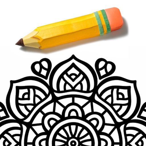 Kaleidoscope Mandala Drawing Book: Stress Free iOS App