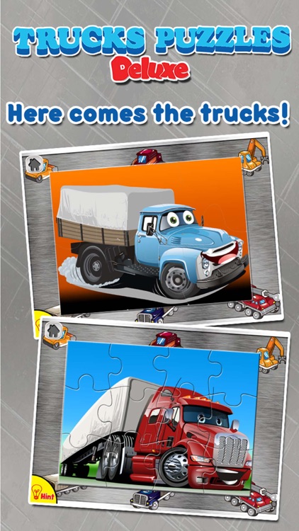 Trucks Puzzles Deluxe: Kids Trucks