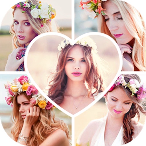 Collage Maker Layout for Instagram - Filters Flower Crown for Snapchat & Snap Doggy Face Icon