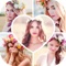 Collage Maker Layout for Instagram - Filters Flower Crown for Snapchat & Snap Doggy Face