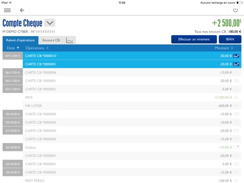 Banque Populaire pour iPad screenshot 3