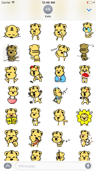 Little Tiger - Animated Stickers And Emoticonsのおすすめ画像3