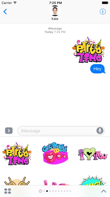 Comic Text Bubble Stickers