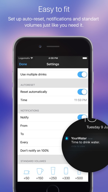 YourWater – water balance, hydration tracker screenshot-4