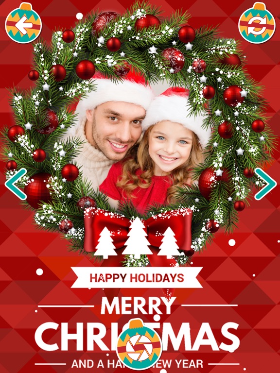 foto met kerst bewerken