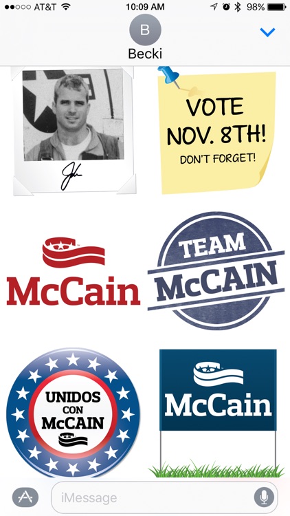 John McCain for Senate Stickers!