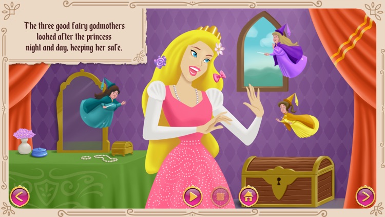 Sleeping Beauty Interactive Storybook for Kids screenshot-3