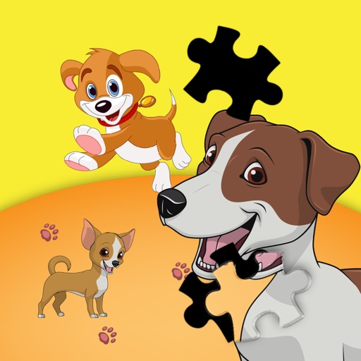 Dog World Pet Jigsaw Puzzle Learning For Kids by Kanjana Uin