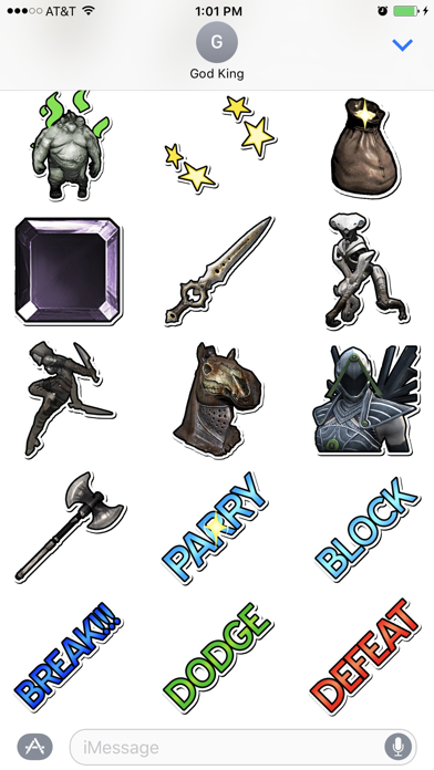 Infinity Blade Stickers Screenshot 4