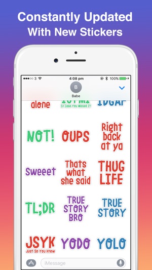 Slang Stickers - Say It Like You Mean It(圖2)-速報App