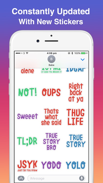 Slang Stickers - Say It Like You Mean It