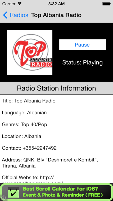 How to cancel & delete Albania Radio Live (Shqipëri) from iphone & ipad 2