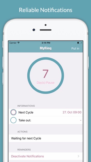 Contraceptive Ring - Your Contraception Diary(圖1)-速報App