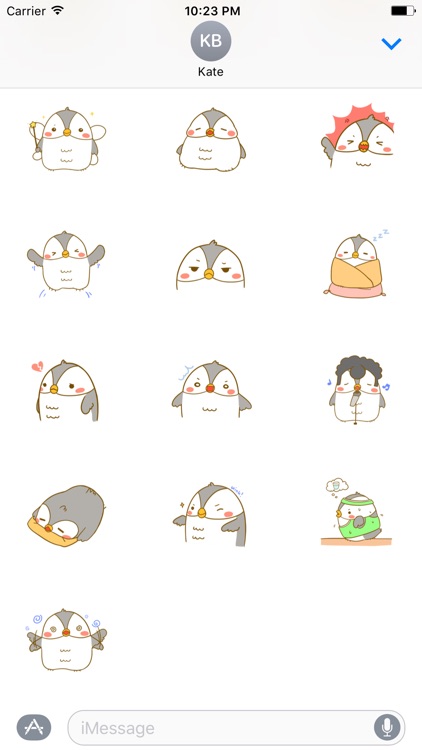 Chubby Penguin Sticker