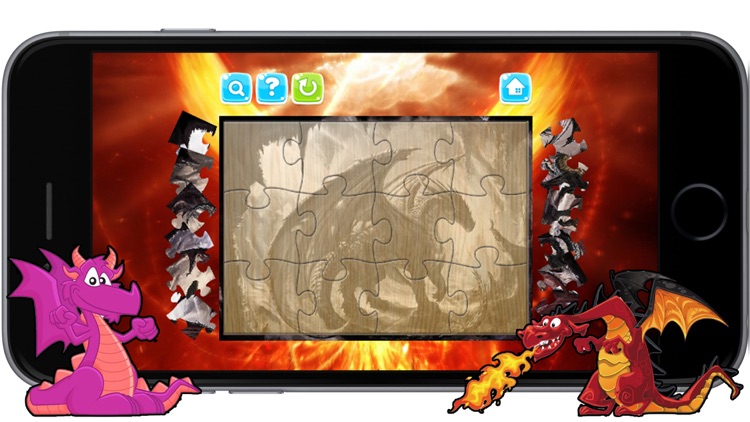 Dragon Jigsaw Puzzles Games for Kids and Toddlers