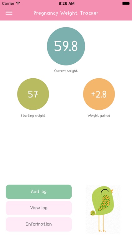 Pregnancy Weight Gain Tracker