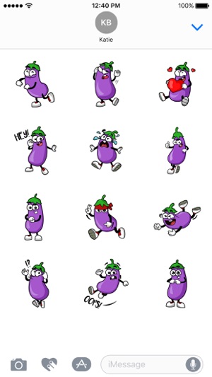 Eggplant Stickers(圖5)-速報App