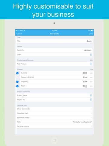 Job Quote Maker - Invoice + screenshot 2