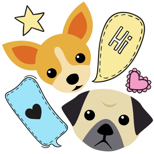 DOg CHAt Stickers