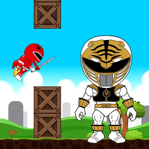 Jetpack Quest: Power Rangers version iOS App