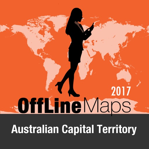 Australian Capital Territory Offline Map and icon