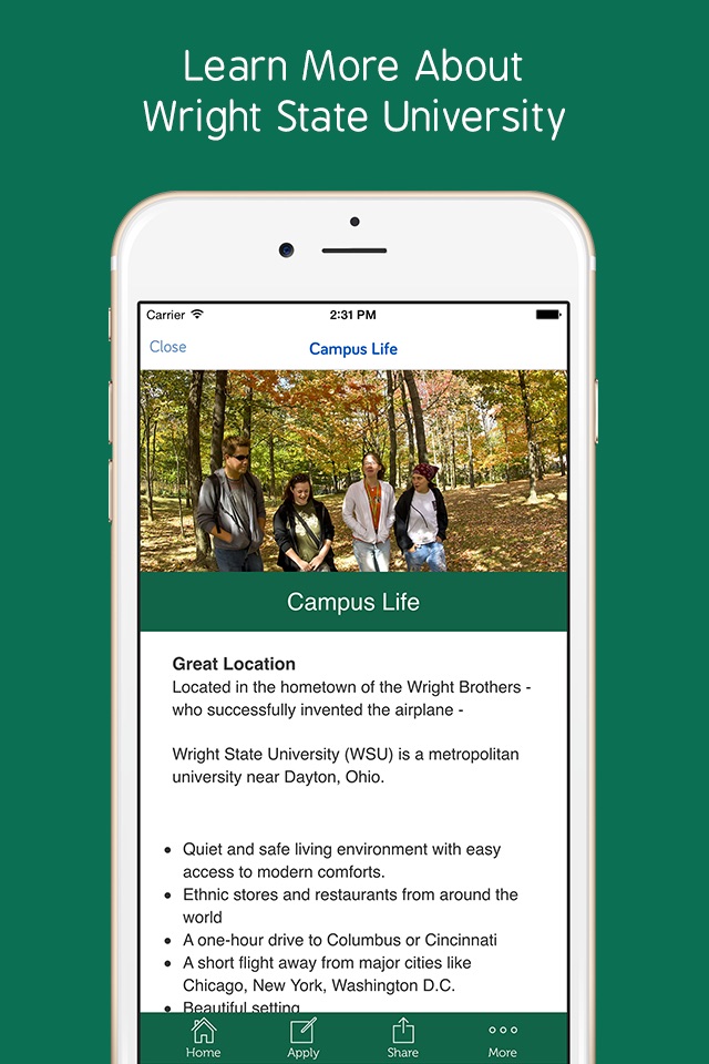 Wright State University - Prospective Students App screenshot 3