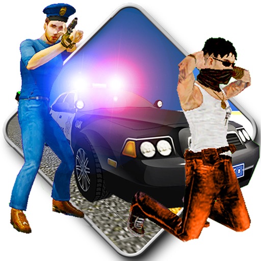Gangsters underworld Mafia Empire against best police car chase: top driving action crime city simulator iOS App