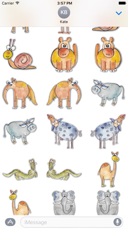 Cute Creatures Stickers