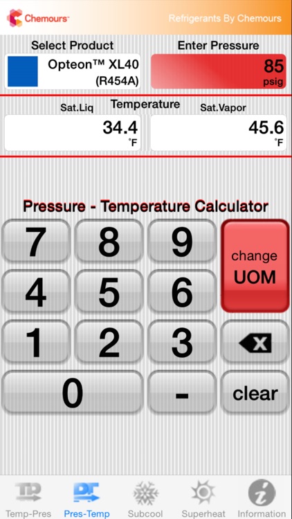 Chemours PT Calc