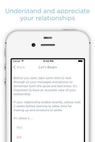 LittleBook - The Breakup App screenshot 2