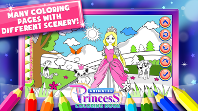 How to cancel & delete Coloring Book Game: Princess from iphone & ipad 2