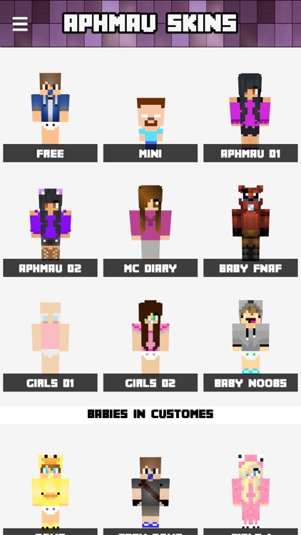 APHMAU SKINS FREE MC Diaries Skin for Minecraft PE