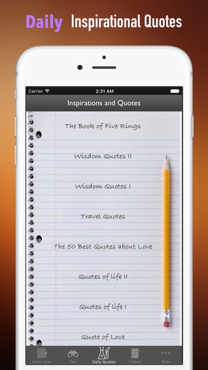 Quick Wisdom from The Book of Five Rings screenshot-4