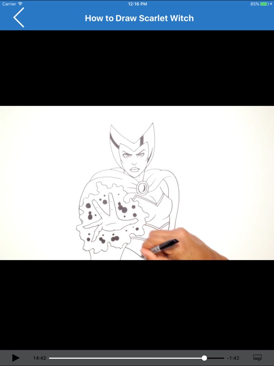 How to Draw Heroes Villains for iPad